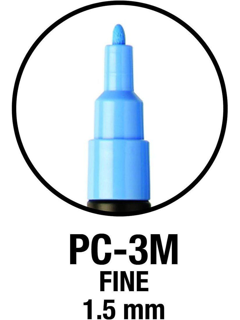 POSCA fine paint markers standard colours pack of 8, imported from the UK