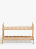John Lewis bamboo shoe rack 2 tier, imported from the UK