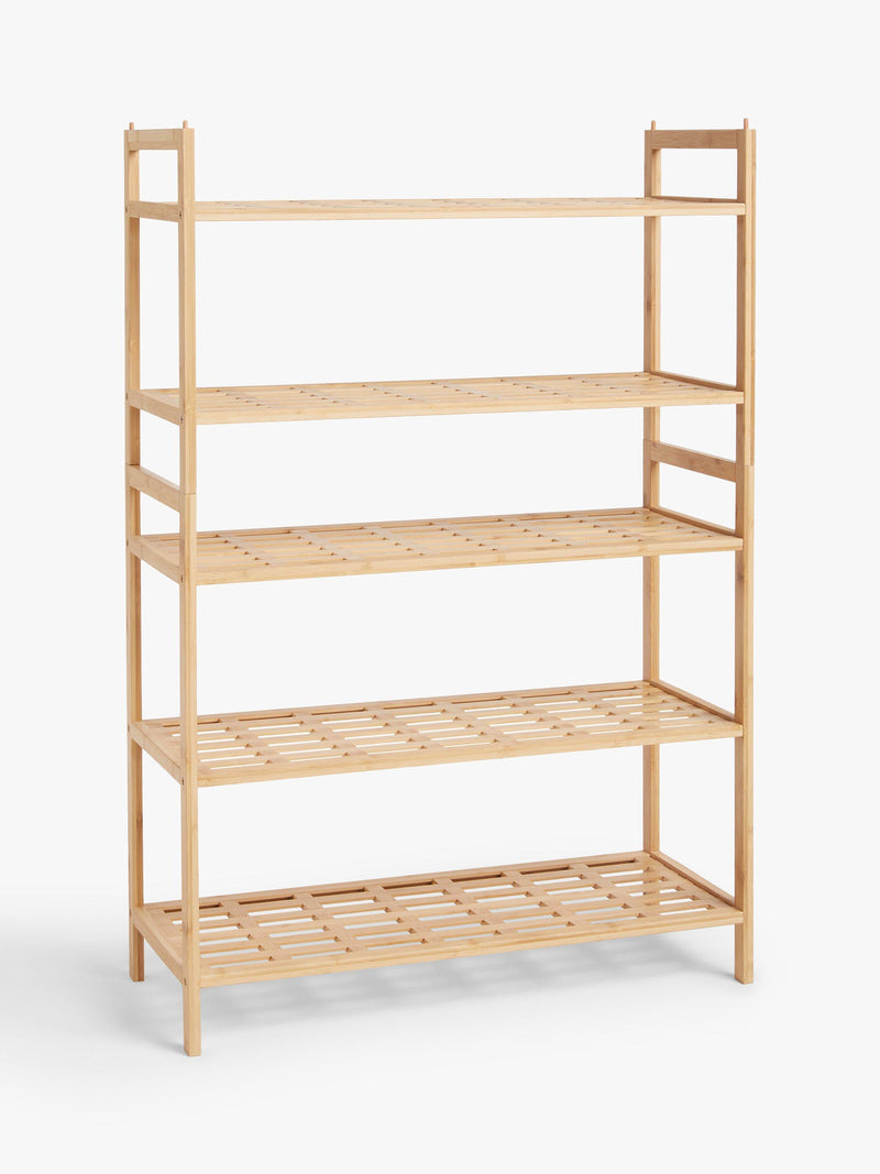 John Lewis bamboo shoe rack 2 tier, imported from the UK