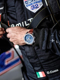 Hamilton Khaki X-Wind GMT blue dial 46mm, imported from the UK