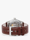 Hamilton Khaki Field automatic watch black dial brown leather strap 42mm, imported from the UK