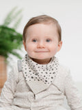 Cheeky Chompers teething dribble bib in leopard spot - British product