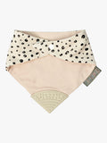 Cheeky Chompers teething dribble bib in leopard spot - British product