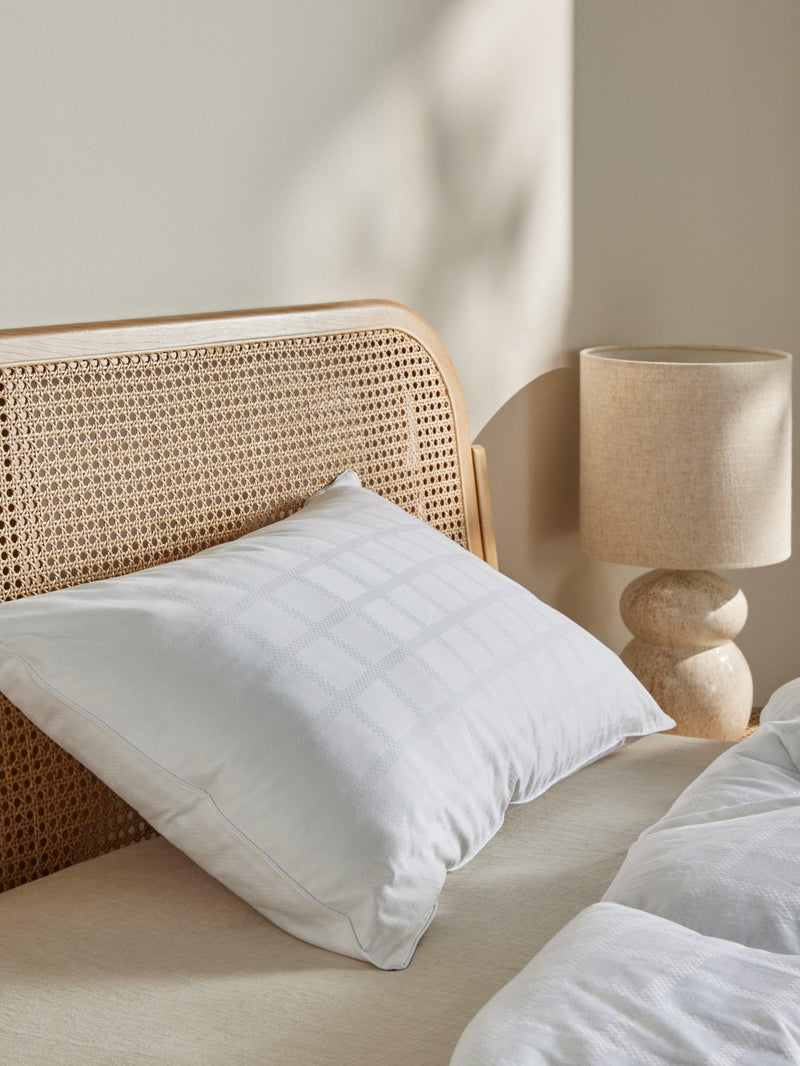 John Lewis anti-allergy standard pillow with HeiQ Allergen Tech, medium, UK version