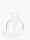 Glass Plump Posy Vase H13Cm