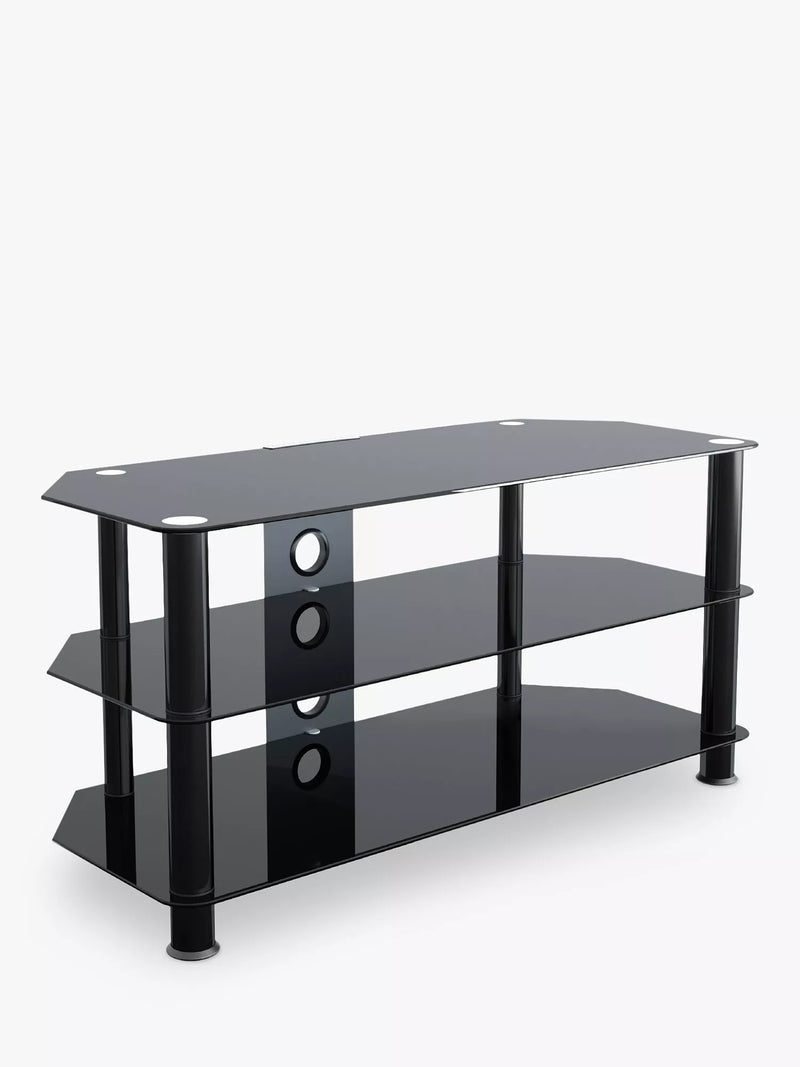 AVF corner TV stand with glass shelves for TVs up to 50 inch (British brand)