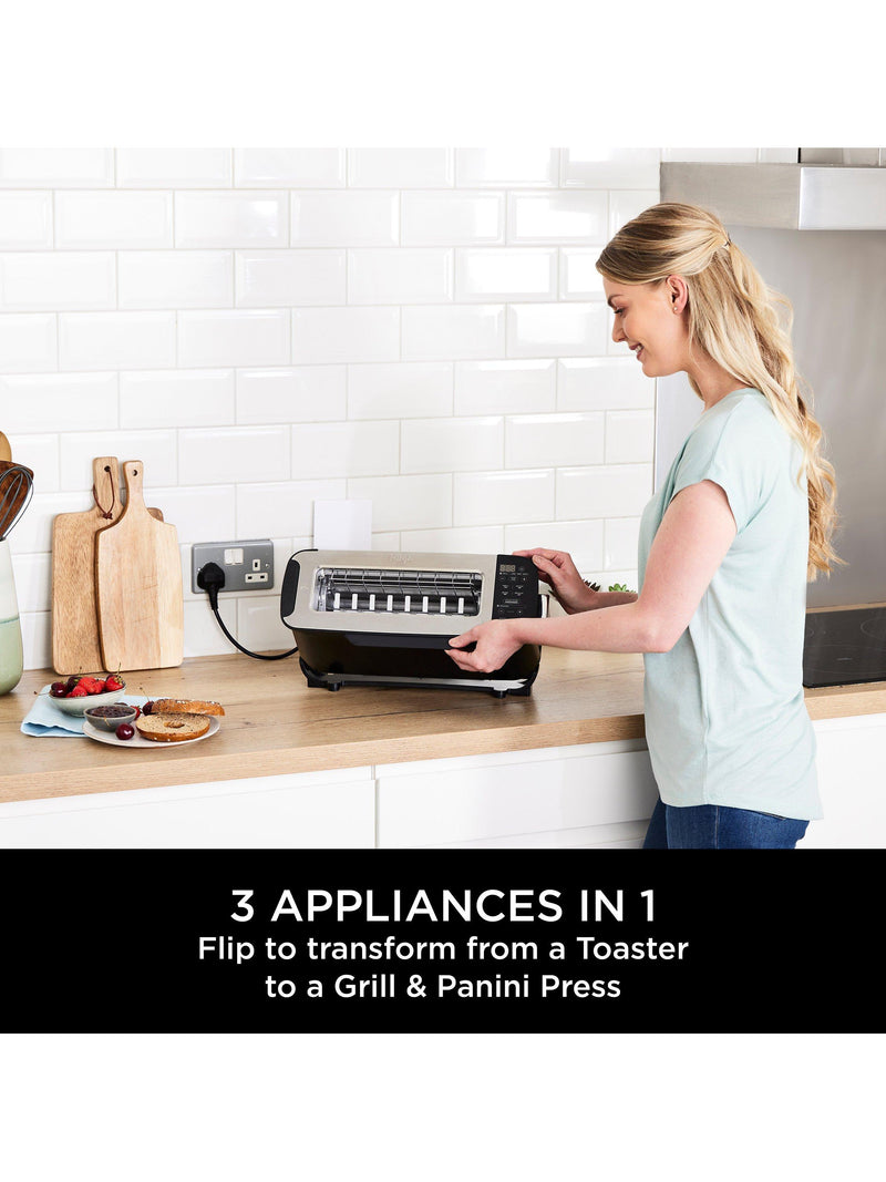 Ninja ST200UK 3-in-1 toaster grill and panini press, UK version