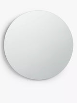John Lewis John Lewis Thin Frame Round Wall Mirror 60cm Black- Buy online at McGrocer