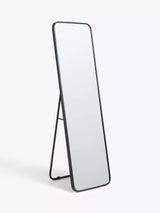 John Lewis John Lewis Freestanding Full-Length Cheval Mirror, Black, 135 x 40cm- Buy online at McGrocer