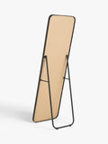 John Lewis black cheval mirror 135x40cm, imported from the UK
