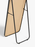 John Lewis black cheval mirror 135x40cm, imported from the UK