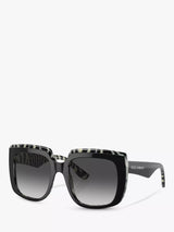 John Lewis Dolce & Gabbana DG4414 Women's Square Sunglasses, Black/Grey Gradient- Buy online at McGrocer
