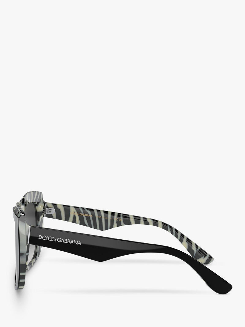 Dolce & Gabbana black square sunglasses, gradient lenses, imported from the UK