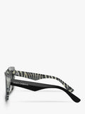 Dolce & Gabbana black square sunglasses, gradient lenses, imported from the UK