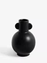 John Lewis Stoneware Vase with Unique Ear Design for Displaying Stems- Buy online at McGrocer