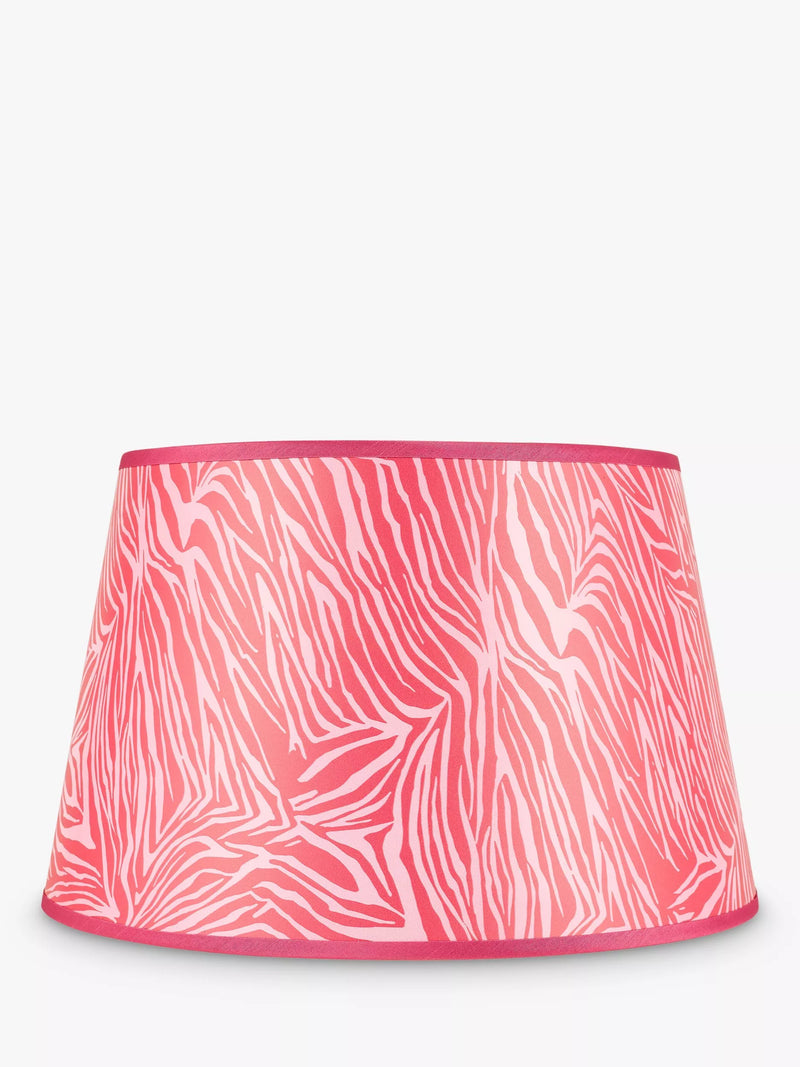 Matthew Williamson zebra lampshade for John Lewis, 33.5cm diameter, British brand