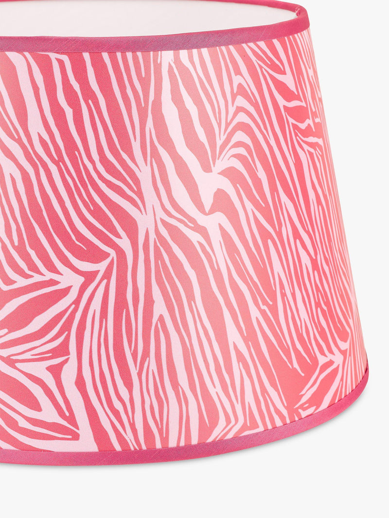 Matthew Williamson zebra lampshade for John Lewis, 33.5cm diameter, British brand