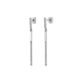 Jools by Jenny Brown drop cubic zirconia earrings, UK version
