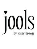 Jools by Jenny Brown cubic zirconia earrings silver, imported from the UK