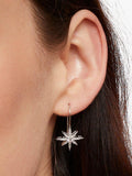 Jools by Jenny Brown north star cubic zirconia drop earrings (British brand)