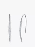 Jools by Jenny Brown cubic zirconia sail drop earrings (British brand)