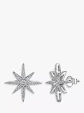 Jools by Jenny Brown cubic zirconia north star stud earrings, UK version