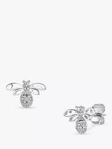 John Lewis Jools by Jenny Brown Bee Cubic Zirconia Stud Earrings- Buy online at McGrocer