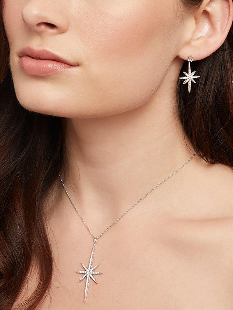 Jools by Jenny Brown north star drop earrings (British brand)