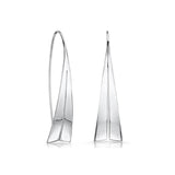 Jools by Jenny Brown split sail earrings silver - British product