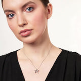 Jools by Jenny Brown star pendant necklace cubic zirconia 2.8cm - British product