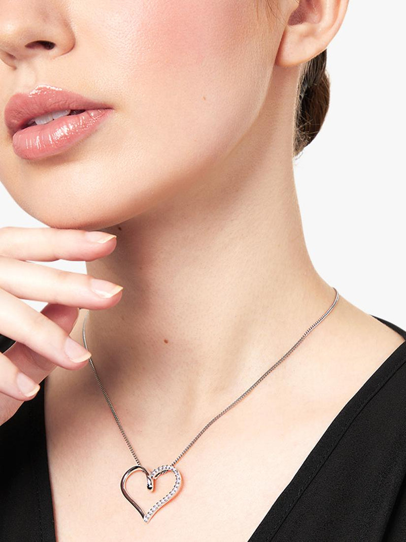 Jools by Jenny Brown open heart twist pendant necklace, British brand