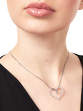 Jools by Jenny Brown open heart twist pendant necklace, British brand
