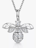 Jools by Jenny Brown Cubic Zirconia Small Bee Pendant Necklace