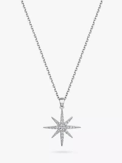 John Lewis Jools by Jenny Brown North Star Pendant Necklace Silver- Buy online at McGrocer