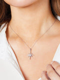 Jools by Jenny Brown cubic zirconia North Star pendant necklace, UK version