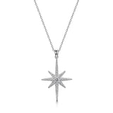 Jools by Jenny Brown cubic zirconia North Star pendant necklace, UK version