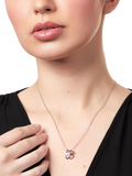 Jools by Jenny Brown four leaf clover pendant necklace in silver, UK version