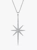 Jools by Jenny Brown cubic zirconia north star pendant necklace - British product