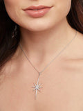 Jools by Jenny Brown cubic zirconia north star pendant necklace - British product
