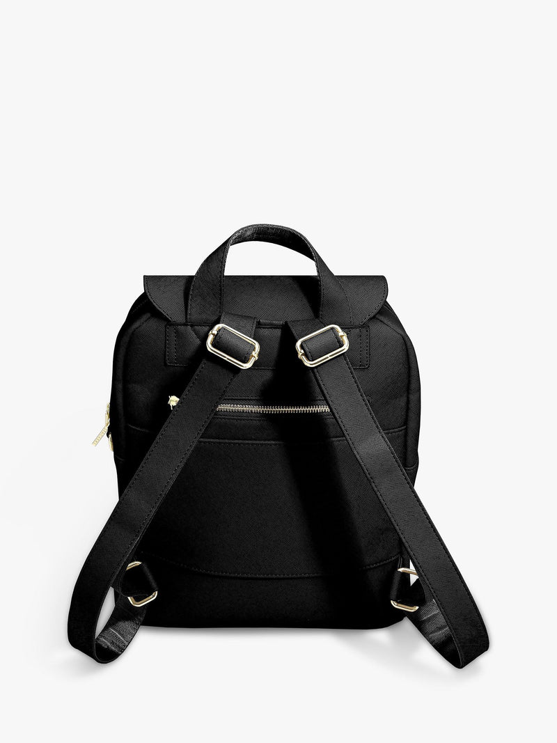 Stackers laptop backpack with faux leather exterior and multiple pockets (British brand)