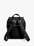 Stackers laptop backpack with faux leather exterior and multiple pockets (British brand)