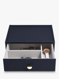 Stackers glass lid 4 drawer jewellery box - British product