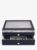 Stackers supersize glass lid jewellery box - British product
