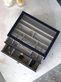 Stackers supersize glass lid jewellery box - British product