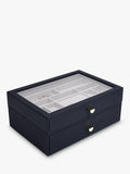 Stackers supersize glass lid jewellery box - British product