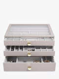 Stackers Supersize Glass Lid 3 Drawer Jewellery Box