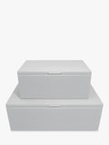 Stackers Faux Leather Storage Boxes Set of 2 (British brand)