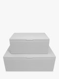 Stackers Faux Leather Storage Boxes Set of 2 (British brand)