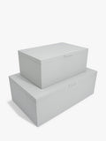 Stackers Faux Leather Storage Boxes Set of 2 (British brand)