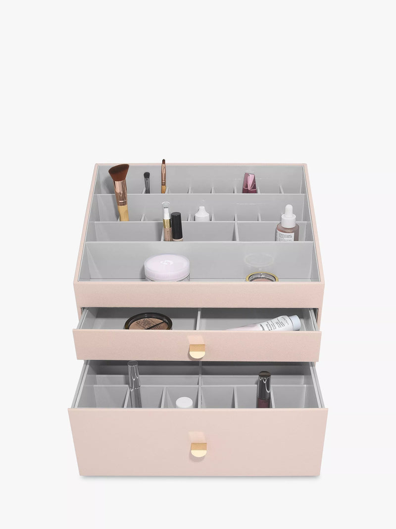 Stackers Super Size 2 Drawer Make Up Storage Box